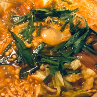 韓国風野菜たっぷり鍋ラーメン